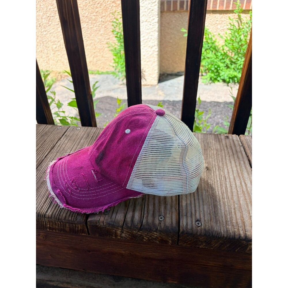 hand dyed mesh back distressed trucker hat unisex ice dyed